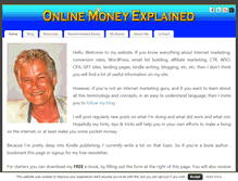 Tablet Screenshot of onlinemoneyexplained.com